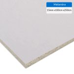 PLANCHA DE MELAMINA 6X8 PIES X 5/8" C/BLANCO