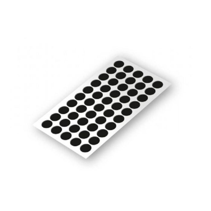 TAPATORNILLO PVC 15MM NEGRO AUTOADHESIVO (100UNDS)