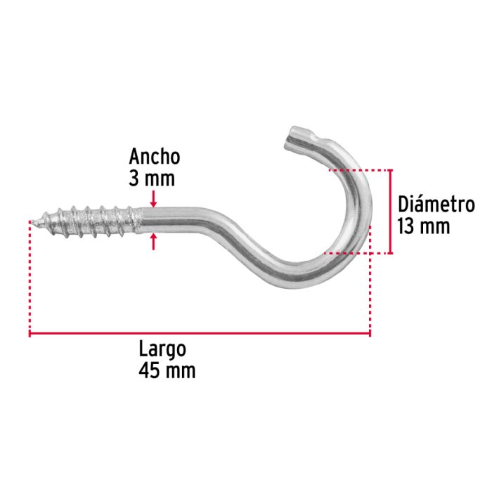 ARMELLA ABIERTA DE 19X60MM FIERO - Imagen 2