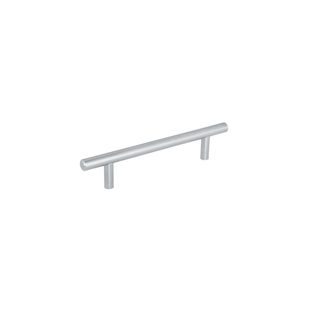 5164-1-1780331140 JALADOR DE ACERO 128 MM ESTILO CILINDRO SATINADO HERMEX - Imagen 1
