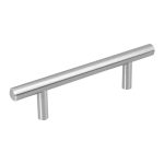 JALADOR DE ACERO 96 MM ESTILO CILINDRO SATINADO HERMEX