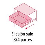 RIEL PARA GAVETA 2.5 X 30 CMS HERMEX - Imagen 4