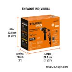 TALADRO ROTOMARTILLO 1/2" PROFESIONAL 650W C/BROCAS TRUPER - Imagen 2