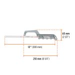 MINI ARCO 12" DE ALUMINIO P/SEGUETA TRUPER - Imagen 3