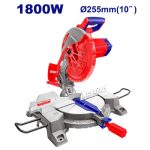 SIERRA INGLETEADORA DE 10 PULGADAS, 1800 WATTS 5300 RPM MARCA EMTOP