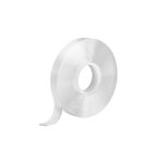 CINTA DOBLE CARA REUTILIZABLE, TRANSPARENTE 3MX10MM, TRUPER