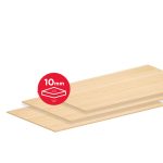 PLYWOOD OKUME COMERCIAL 3/8 X4X8