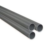 TUBO DUCTO PVC DE 1/2"X3MTS GRIS MTB