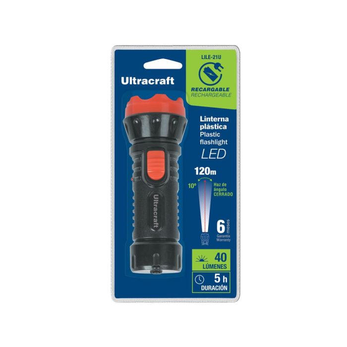 LINTERNA RECARGABLE LED DE 40 LUMENES ULTRA - Imagen 5