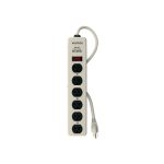 REGLETA 6 ENTRADAS 14 AWG CON SUPRESOR DE PICOS VOLTECK