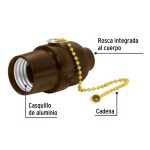 SOCKET CON INTERRUPTOR DE CADENA VOLTECK - Imagen 2