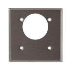PLACA METALICA CUADRADA P/TOMA 220V 122B #192 EAGLE
