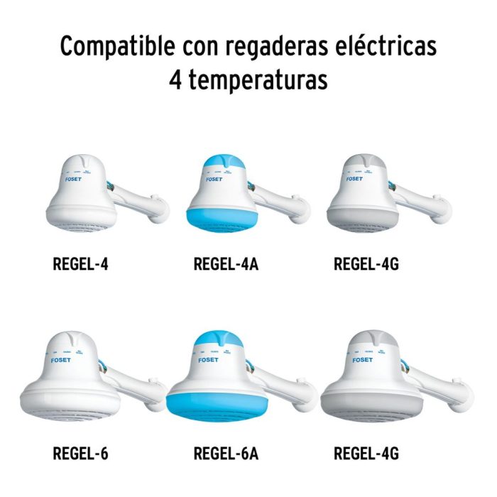 RESISTENCIA DE REPUESTO PARA DUCHA ELECTRICA 4 TEMPERATURAS FOSET - Imagen 2