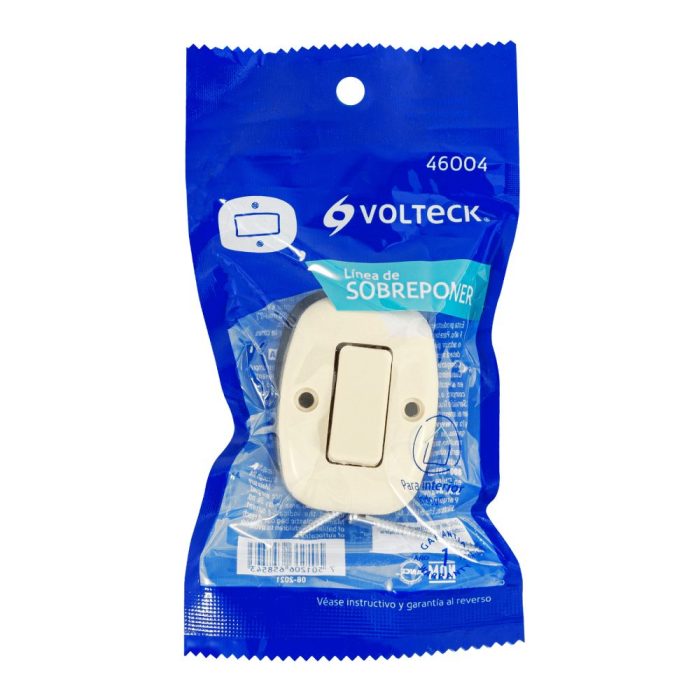 INTERRUPTOR DE SOBREPONER SENCILLO VOLTECK - Imagen 4