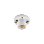 PORTALAMPARA DE PORCELANA E12 VOLTECK