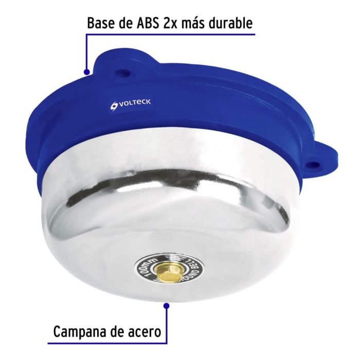 TIMBRE TIPO CAMPANA DE 4" VOLTECK - Imagen 2