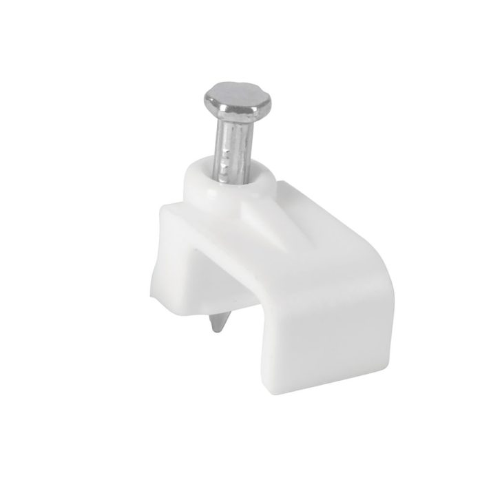 BOLSA C/20 GRAPAS PLANAS BLANCAS DE 6X9.5MM VOLTECK
