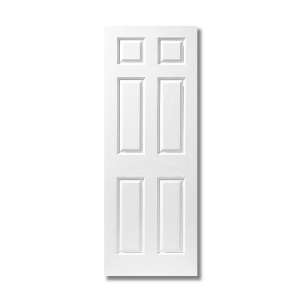 4291-1-1789575996 PUERTA HDF COLONIAL 6 TABLEROS FONDO BLANCO 0.85x2.07M - Imagen 1