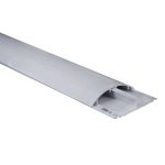 CANALETA PARA PISO 60X12 MM X 2 METROS COLOR GRIS ADLER