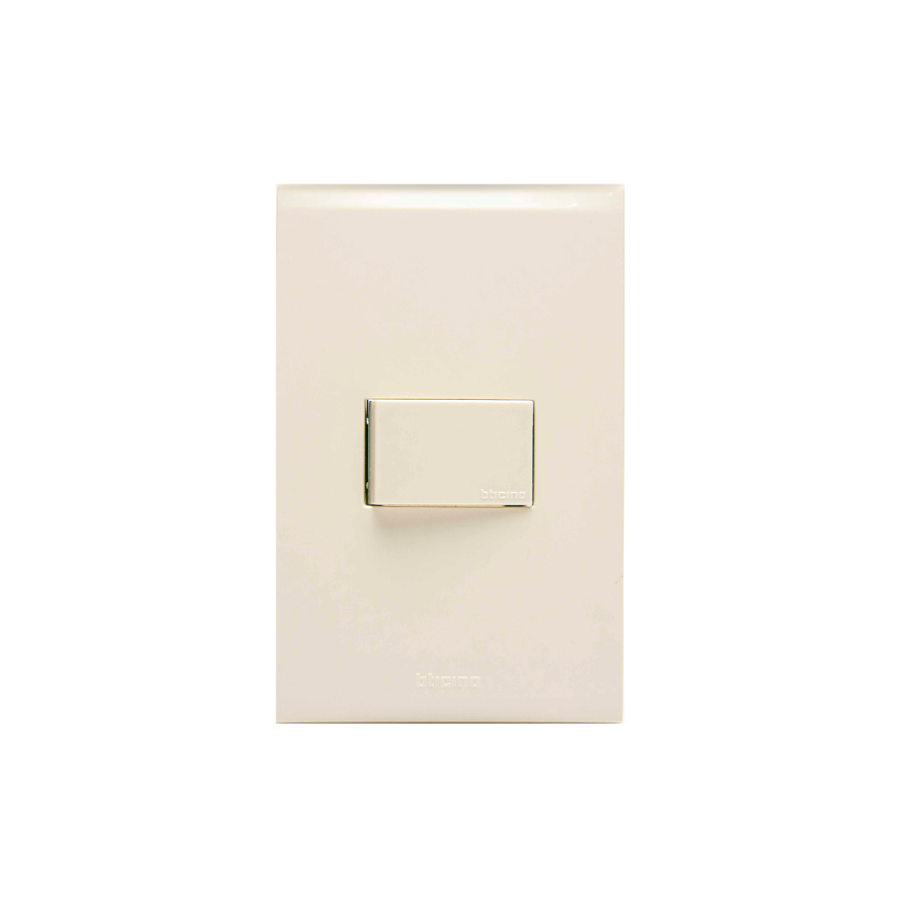 4469-1-1787347992 INTERRUPTOR SENCILLO 15A-125V MARFIL NOBILE BTICINO - Imagen 1