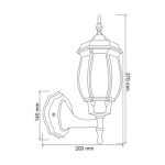 FAROL PARED 100w 127V E26 BLANCO TECNOLITE - Imagen 4