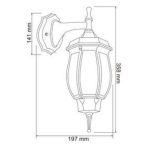 FAROL PARED 100w 127V E26 BLANCO TECNOLITE - Imagen 3