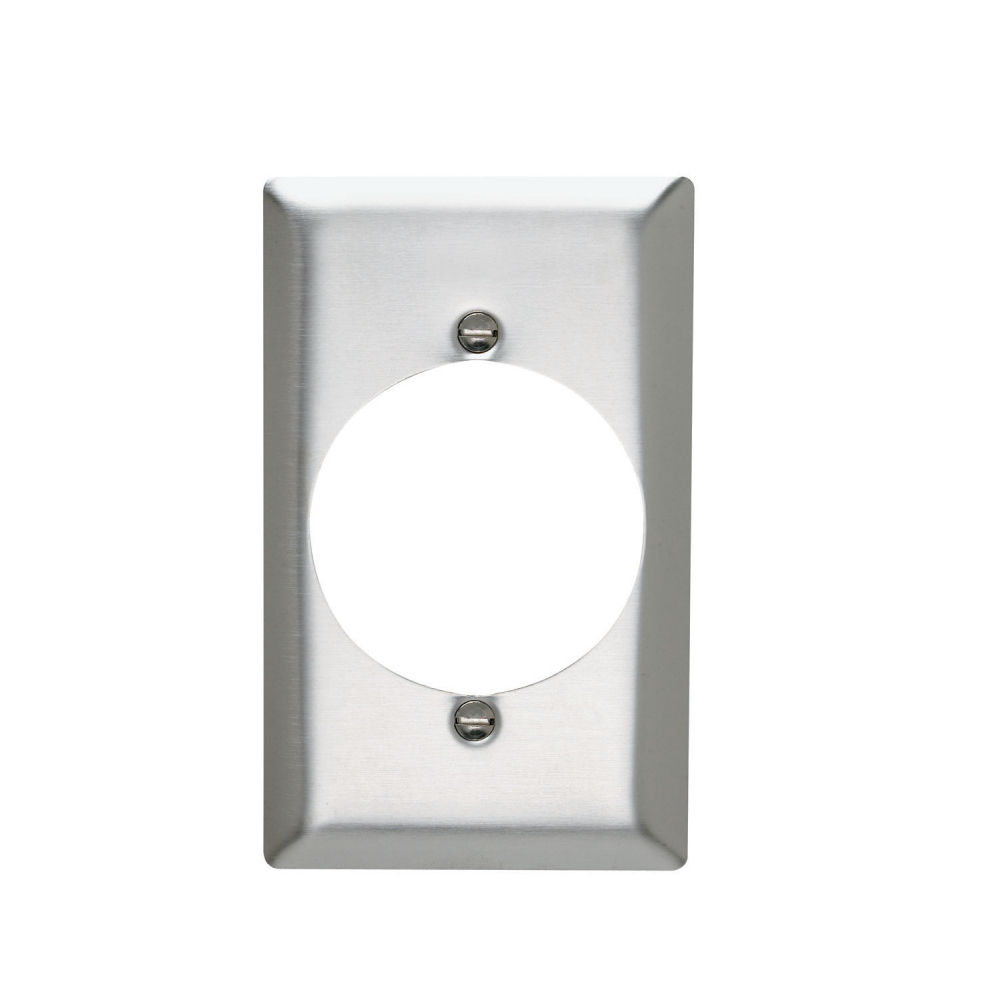 4597-1-1788979229 PLACA METALICA RECTANGULAR P/TOMA 220V 30A/50A LEGRAND - Imagen 1
