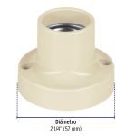 SOCKET DE BAQUELITA 2-1/4" VOLTECK - Imagen 3