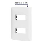 PLACA DE PLASTICO DOBLE LINEA ITALIANA VOLTECK - Imagen 3