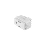 DADO TOMA COLOR BLANCO ITALIANA VOLTECK