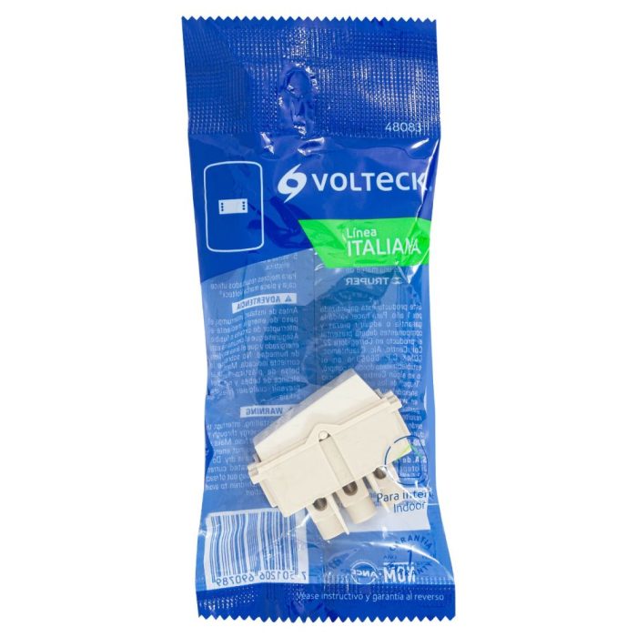 INTERRUPTOR DE 3 VIAS LINEA ITALIANA MARFIL VOLTECK - Imagen 5