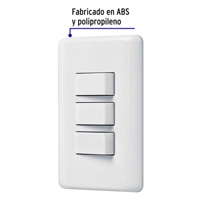 INTERRUPTOR TRIPLE VOLTECK BASIC - Imagen 2