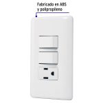 INTERRUPTOR BOBLE + TOMA VOLTECK BASIC - Imagen 2