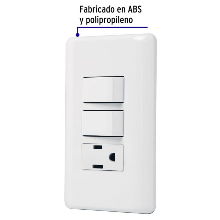 INTERRUPTOR BOBLE + TOMA VOLTECK BASIC - Imagen 2