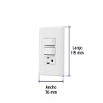 INTERRUPTOR BOBLE + TOMA VOLTECK BASIC - Imagen 3
