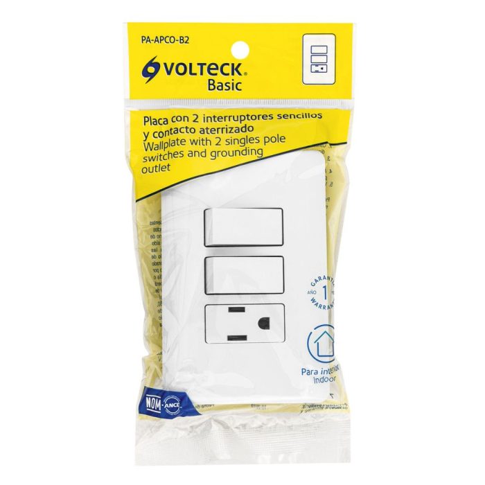INTERRUPTOR BOBLE + TOMA VOLTECK BASIC - Imagen 5