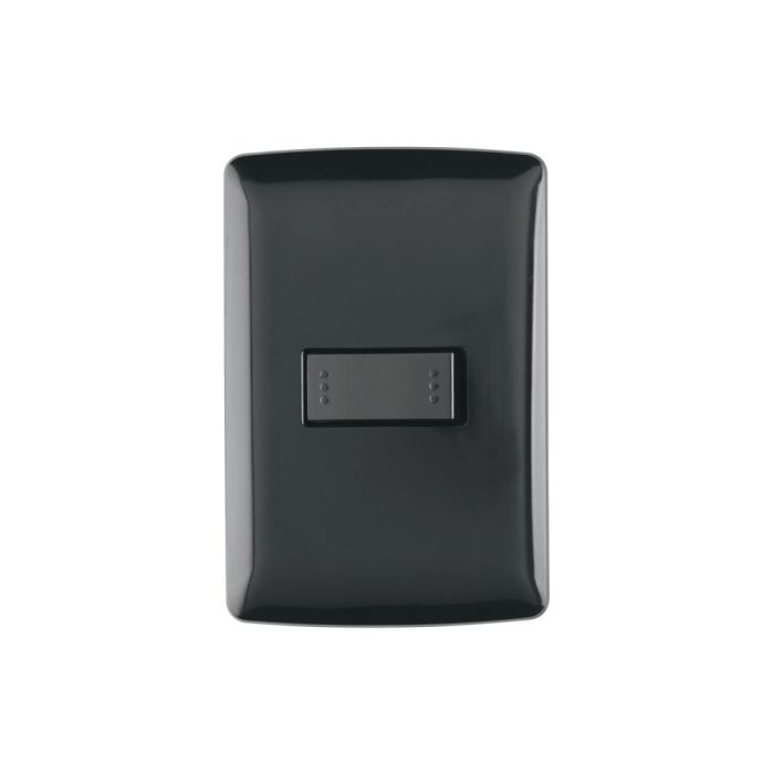 INTERRUPTOR SENCILLO NEGRO VOLTECK BASIC