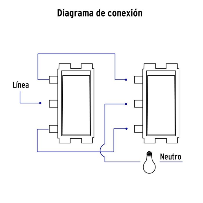 INTERRUPTOR SENCILLO DE 3 VIAS VOLTECK BASIC - Imagen 3