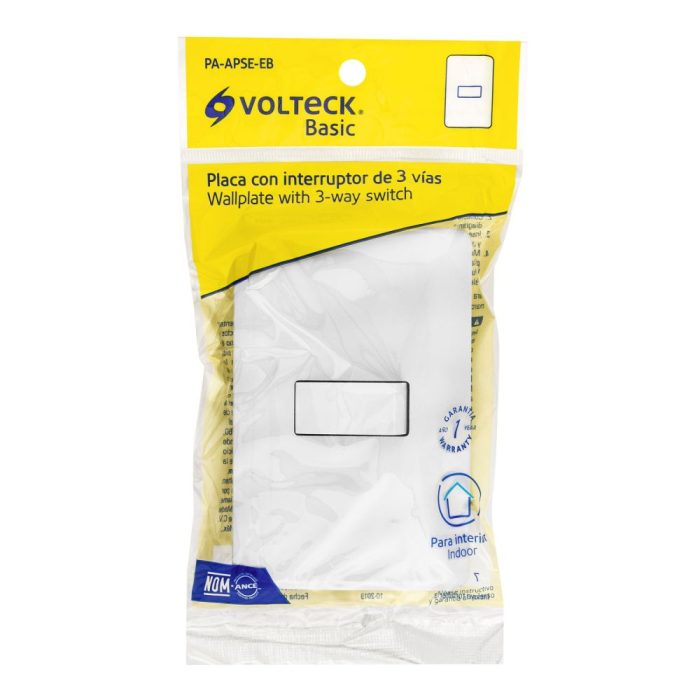 INTERRUPTOR SENCILLO DE 3 VIAS VOLTECK BASIC - Imagen 4