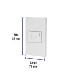 INTERRUPTOR P/TIMBRE BLANCO VOLTECK - Imagen 3