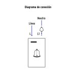 INTERRUPTOR P/TIMBRE BLANCO VOLTECK - Imagen 4