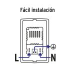 TOMACORRINETE BLANCO CON USB ITALIANA VOLTECK - Imagen 4
