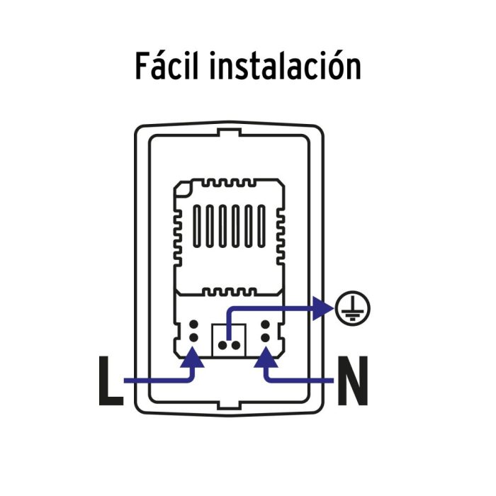 TOMACORRINETE BLANCO CON USB ITALIANA VOLTECK - Imagen 4