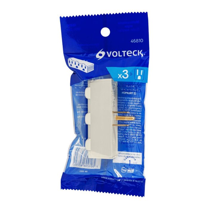 MULTICONTACTO TRIPLE ATERRIZADO TIPO Y SENCILLO VOLTECK - Imagen 2