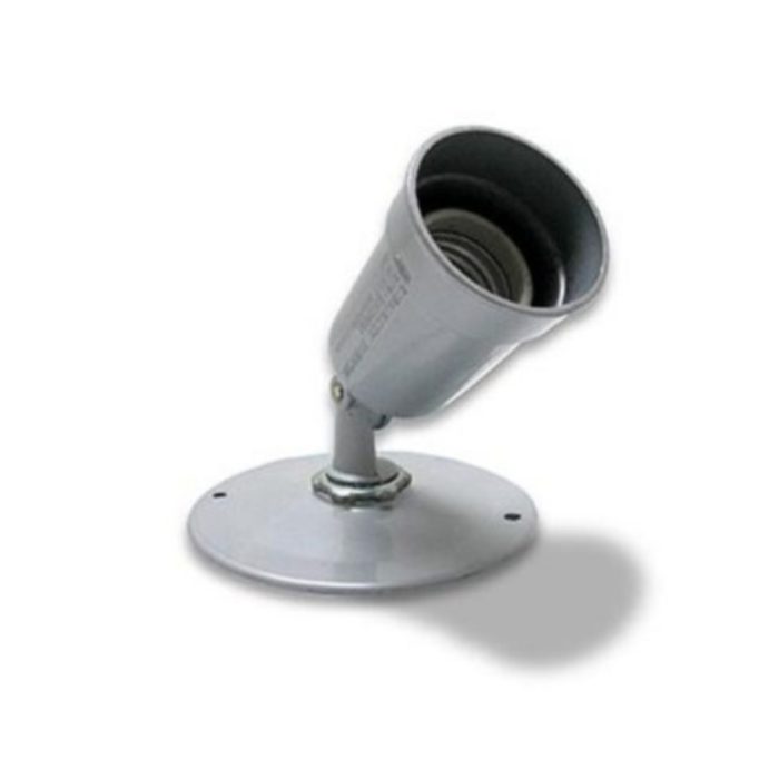 BASE INTERPERIE C/SOCKET SENCILLA GRIS S/MARCA