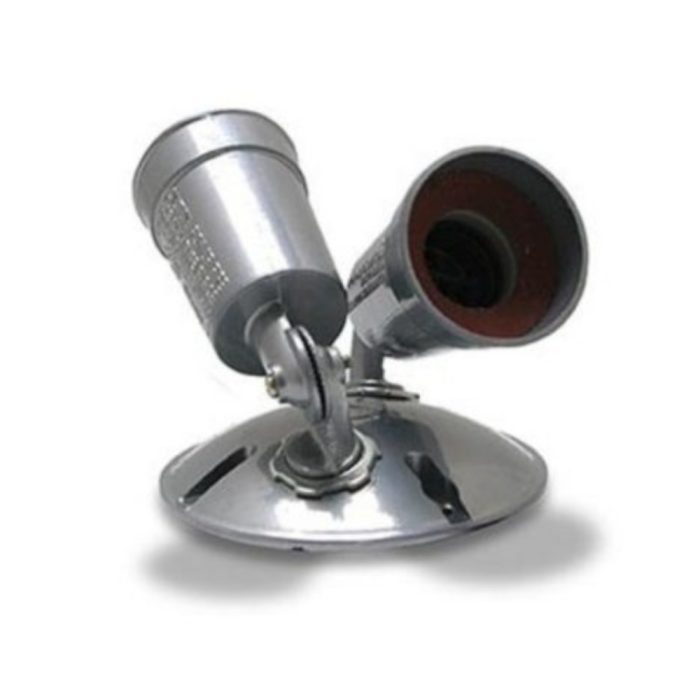 BASE INTERPERIE C/SOCKET DOBLE GRIS S/MARCA
