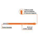 CINCEL DE CORTE FRÍO DE 1/2" X 10" TRUPER - Imagen 2